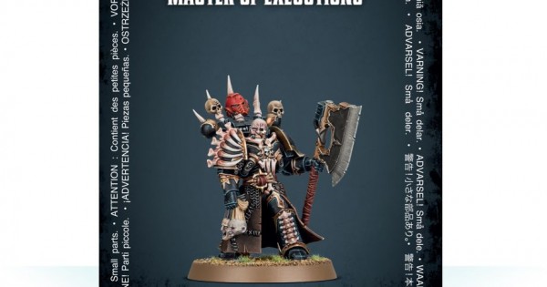 Games Workshop Warhammer 40k - Space Marine Du Chaos Master Of Executions - Figurine 43-44
